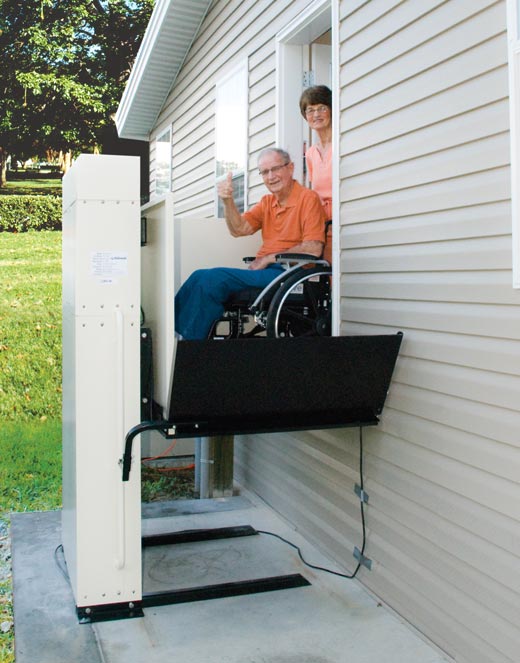 ANAHEIM vertical platform vpl wheelchair porch lift